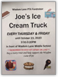 Joe's Ice Cream Fundraiser